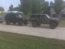 Mean Green n kayaks &amp; Ibcd's 96xj