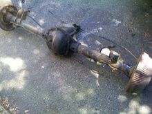 the elusive XJ dana 44, being sent off to get geared and locked.