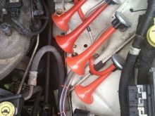 Air horns!