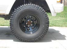 A pic of the new tires and rims.