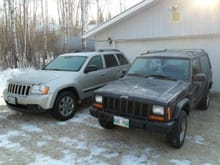 My 98xj and parents 08 WK with 3.0L Diesel