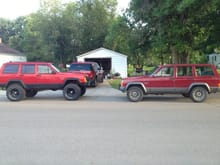 Mine and Dad's Jeeps