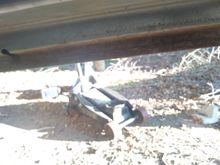 rust along bottom of door