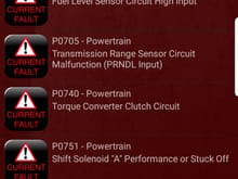 these are the codes 02s sensor transmission sensors reverse lights dont work.