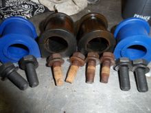 new bushings and hardware from my master kit sold to me by Tubur