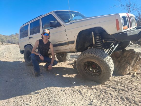 My son.  Before axle side johnny joints.