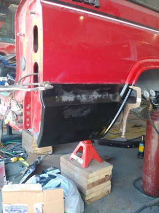 Looks decent tho. Will finish installing next time around and smooth out the body filler 