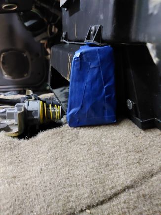 I cut the rear air feed tube from the interface. The angle is sloping downward though. Sorry I didnt take pictures, but I remarked the hole and cut it upside down because of the angle.