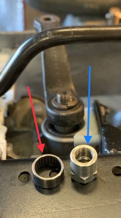 I utilize Synergy Mfg nuts and bearings that they use for their JK sector shaft brace. These parts are designed for abuse.