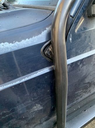 I notched the fender for the firewall mounts then lined the cut out with door edge trim. Used the heat gun to help the trim bend around the tight bends.