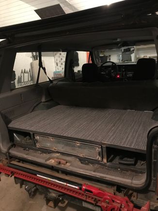 Free carpet from work. 