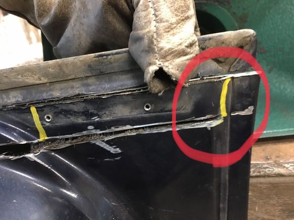 Then cut at the ends here and