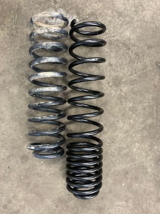 New 6in duel rate springs