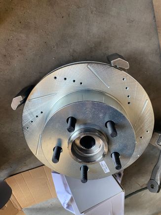 Rear brakes are new, and now to upgrade front brakes