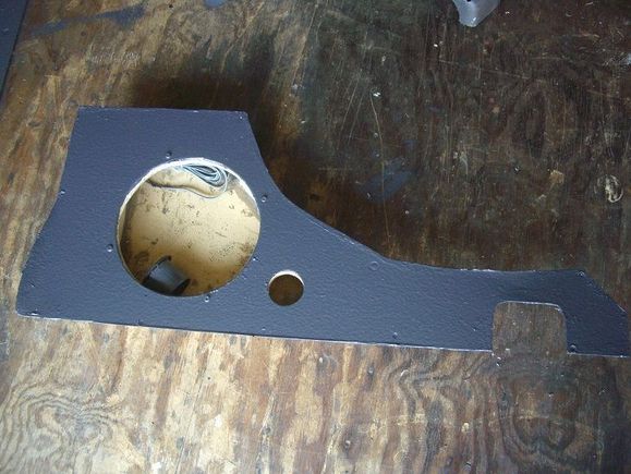 Custom passenger side rear speaker box