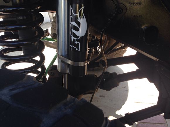 My pinion angle as it sits right now after I adjusted my uppers