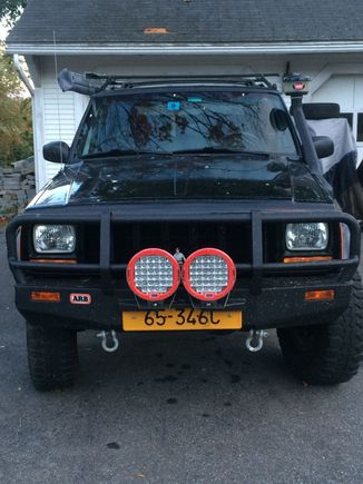 ARB parts includes D rings but not front license late can include lights
