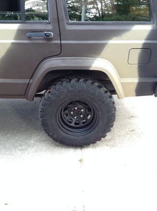 31 inch irok nd with 15x8 flat black d windows