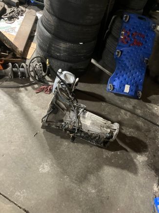 New used trans going back in I’ve had the bad transmission sitting in a corner of the shop trying to save the money to rebuild it for a backup. But honestly after 700 miles it pulls strong.