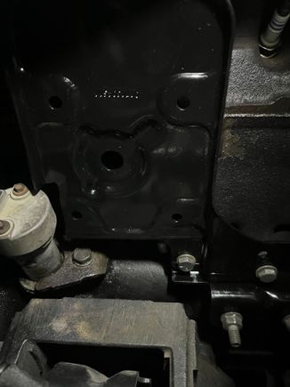 Mocked up. Notice the notch to clear camshaft sensor.