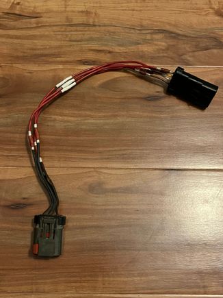 Cut and fixed harness