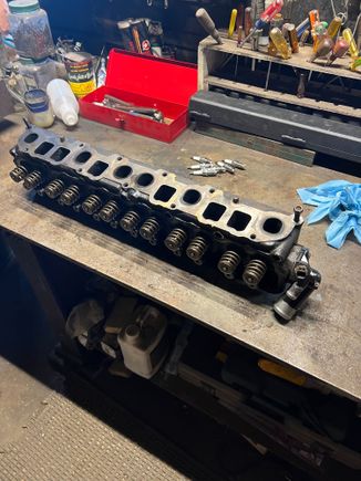 Prepping to disassemble the cylinder head 