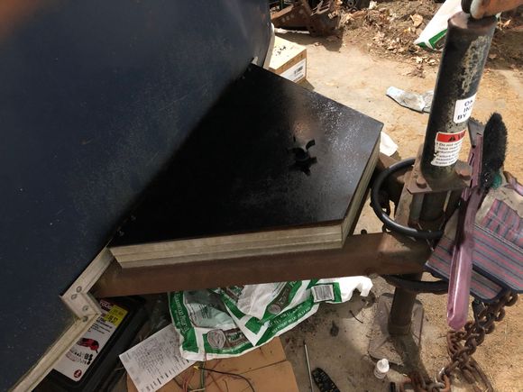 Control box closed, repainted, totally sealed this time.