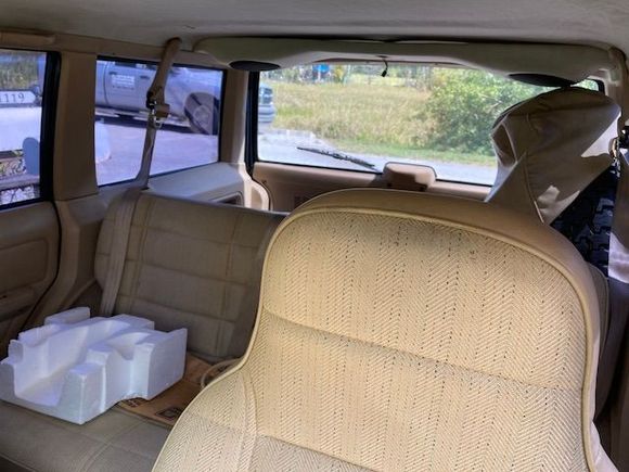 The interior is deteriorating fast!