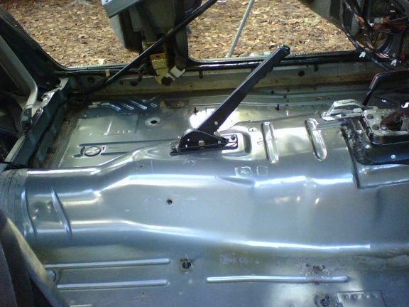 entire floor pan passenger side