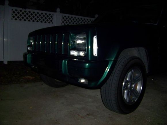 clear ligh night i put them in