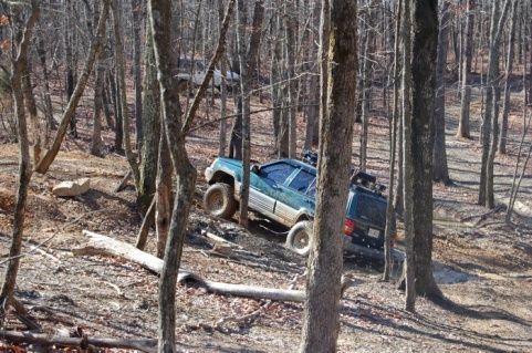 Gotta love wheeling in winter, you can see what's ahead