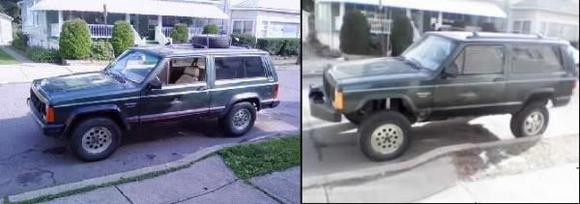 left-the day I bought it right-the lift is about half done