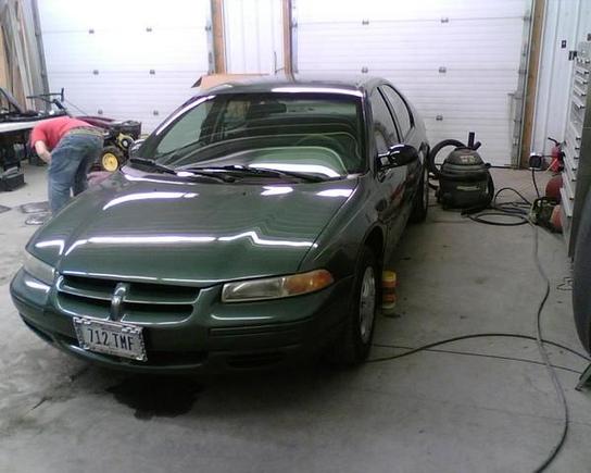 97 Dodge Stratus (first car i payed for paid $250 spent $150 on fixin it drove it for a couple mounths sold for $1700)