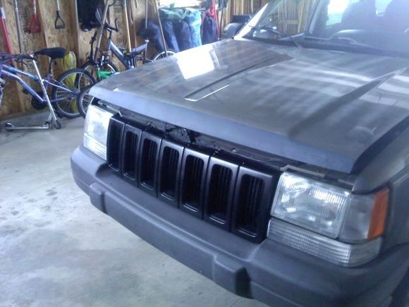 with painted grill