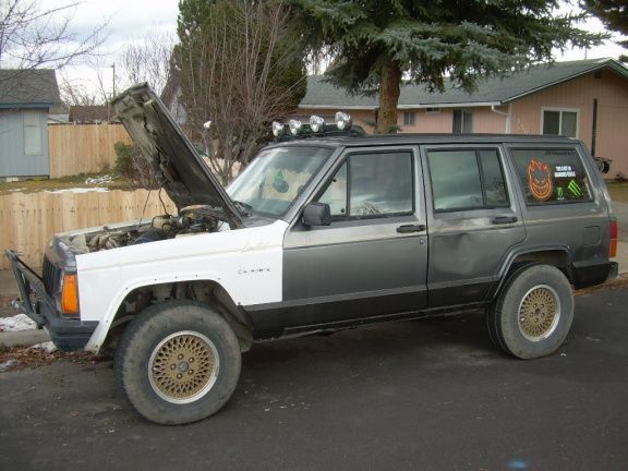 gota fix that stupid door thats the only thing i have not fixed yet lol this pick is pretty old but you should have seen it before the white fenders it was wrecked and bad