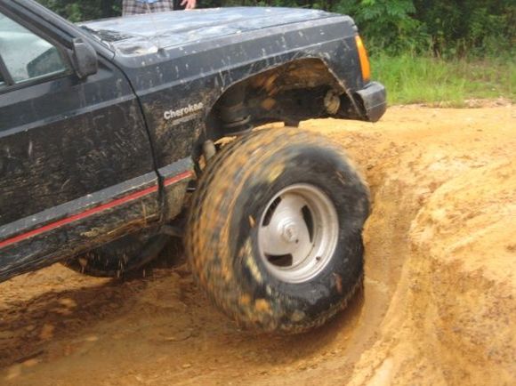the ground was a little slick....