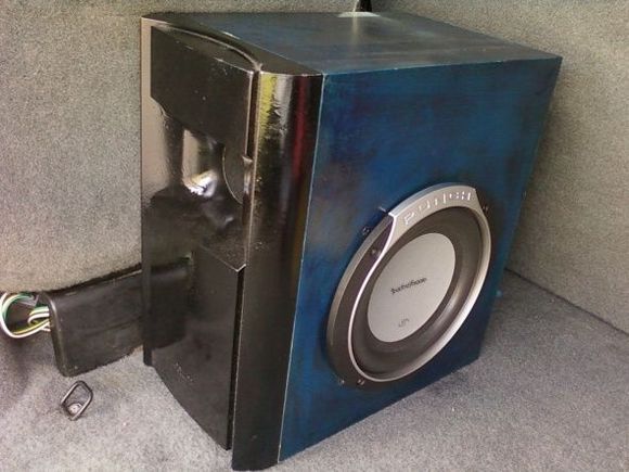 Custom Sub Box.
P1 Rockford Fosgate 8" sub.