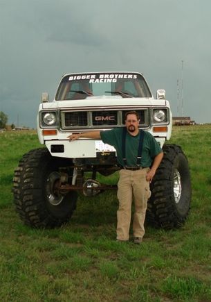 Bills mud truck on 54 inch boggers.