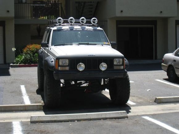 pic before work would start, my jeep was gonna be missed