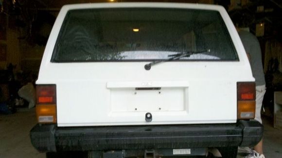 The rear of my XJ, I'm surprised it has a Class III hitch
