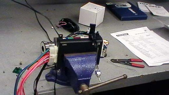 Getting all the wiring harness setup on the head unit.