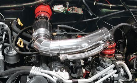 way better looking and acually would work better than stock for getting cold air cuz it goes right into your cowl