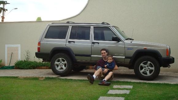 My self, my boy and my XJ