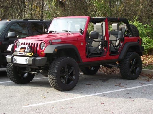 Mad looking JK I saw at Quadratec while picking up Adjustable Track Bar 11182010