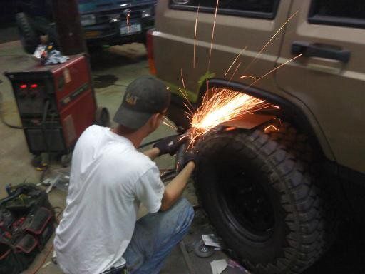 tire slides and 3/8" rear bottem quarters