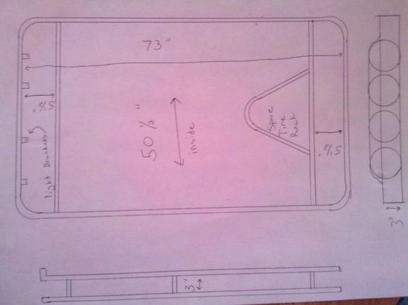 These are the dimensions its not the best drawing but u get the point