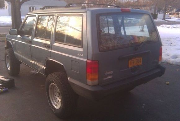 lift all done on old tires