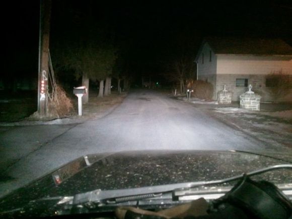 highs bumper fogs and roof lights. big difference!