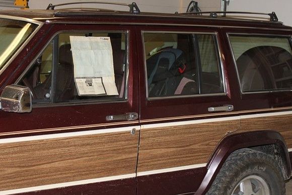 Yes, that is the original dealer window sticker. $22,489.00 that was a lot of money in 1987!