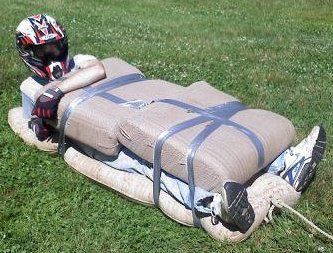 lol power mattress sledding..